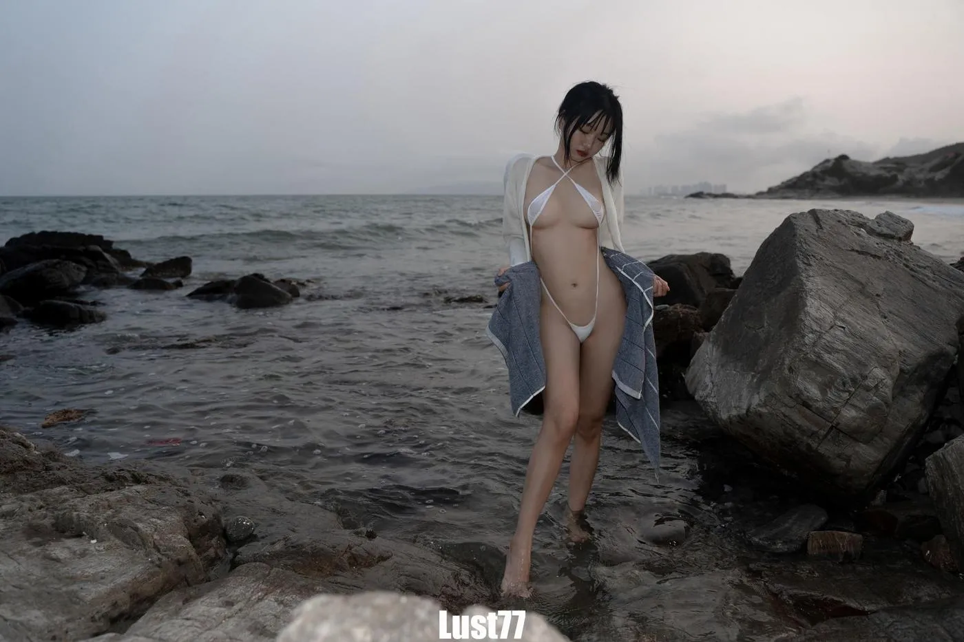 柒柒要乖哦 – NO.35 礁石海岸 [52P]插图8